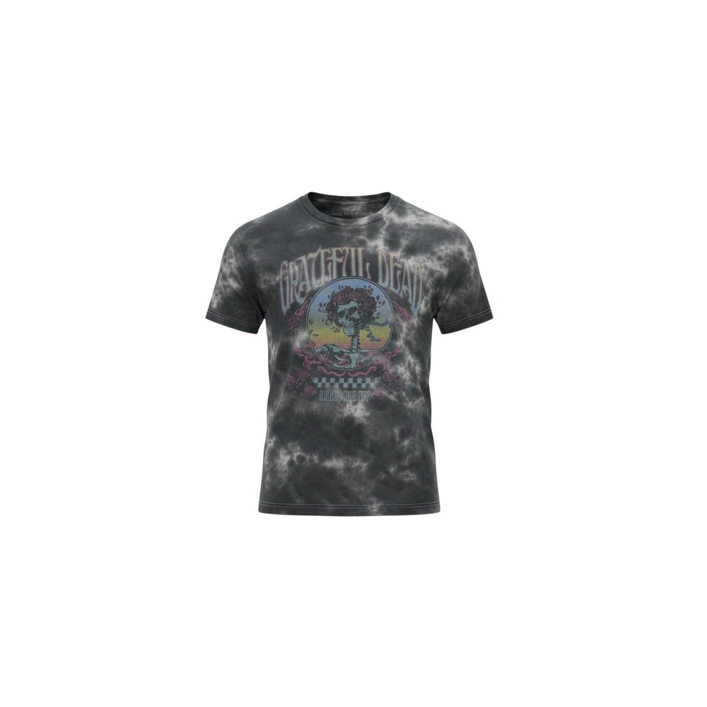American Eagle T-Shirt Mens Small Black Tie Dye Grateful Dead Summer Tour 1987
